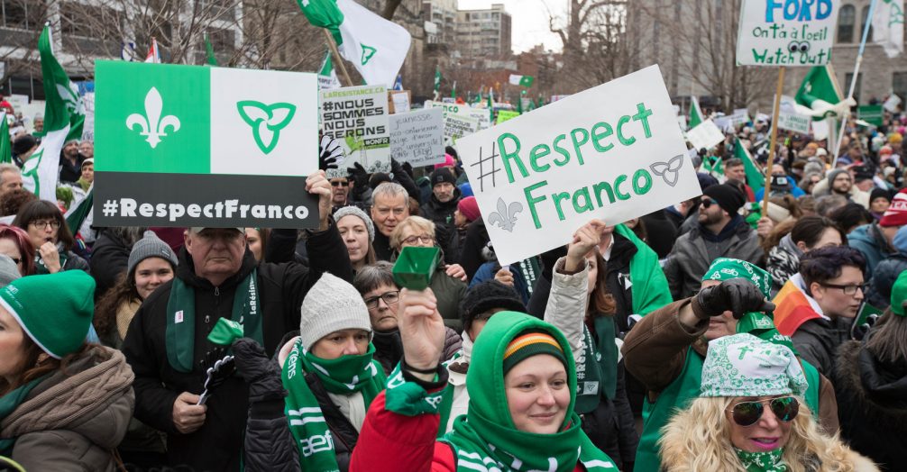 manifestants ontario