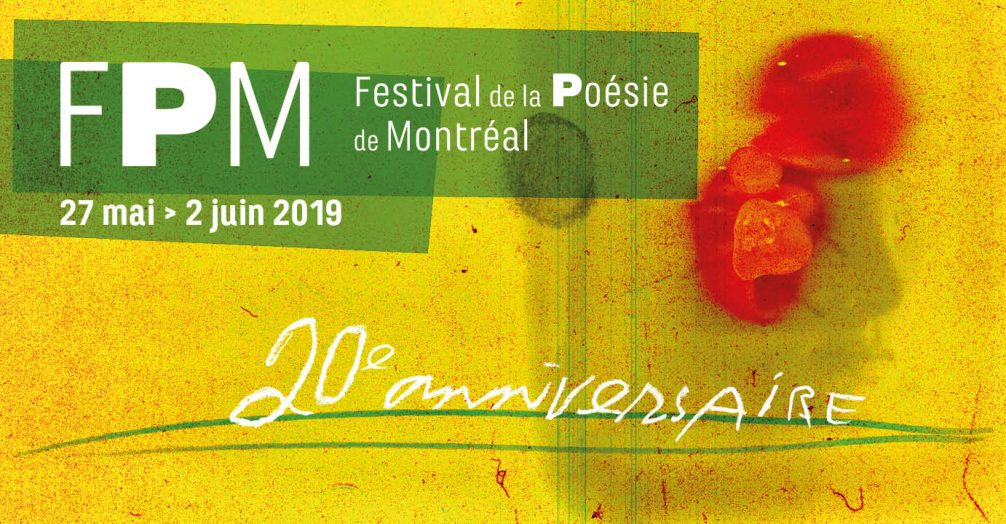 festival de la poésie de Montréal 2019